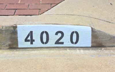 Curb Address Painting for Single-Family Homes in Los Angeles