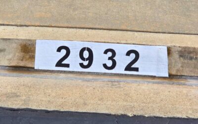 Curb Address Painting for New Construction and Home Builder Developments